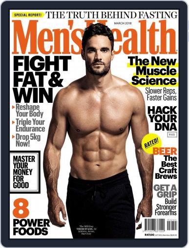 Men's Health South Africa March 1st, 2018 Digital Back Issue Cover
