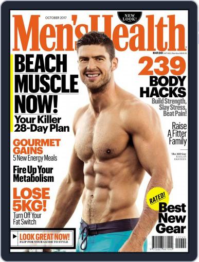 Men's Health South Africa October 1st, 2017 Digital Back Issue Cover