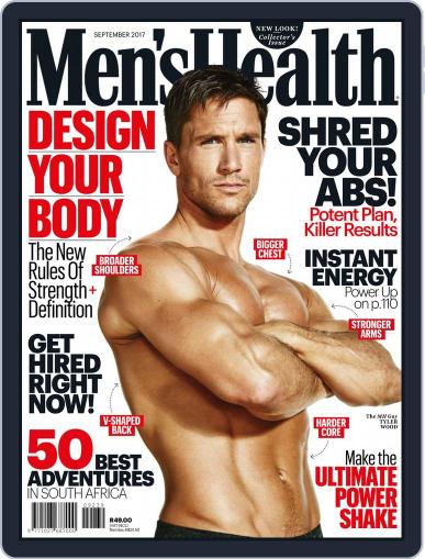 Men's Health South Africa September 1st, 2017 Digital Back Issue Cover