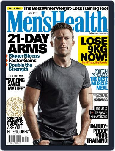 Men's Health South Africa July 1st, 2017 Digital Back Issue Cover