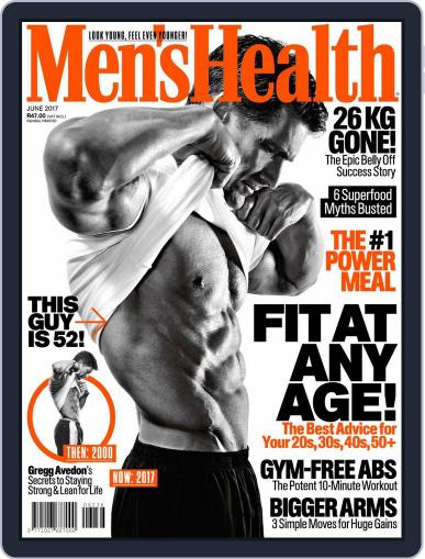 Men's Health South Africa June 1st, 2017 Digital Back Issue Cover