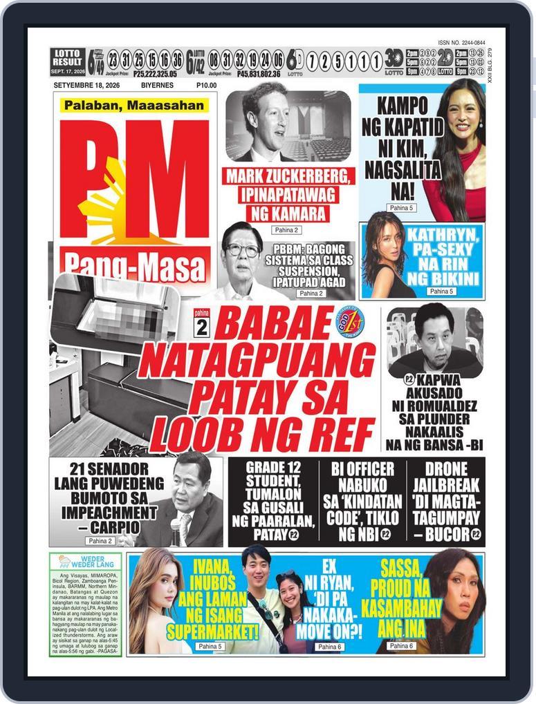 Pang Masa (Digital) Subscription