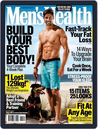Men's Health South Africa February 1st, 2017 Digital Back Issue Cover