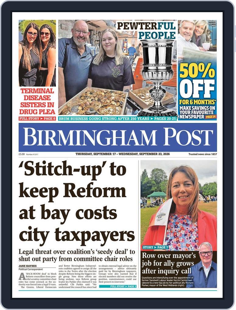 Birmingham Post (Digital) Subscription