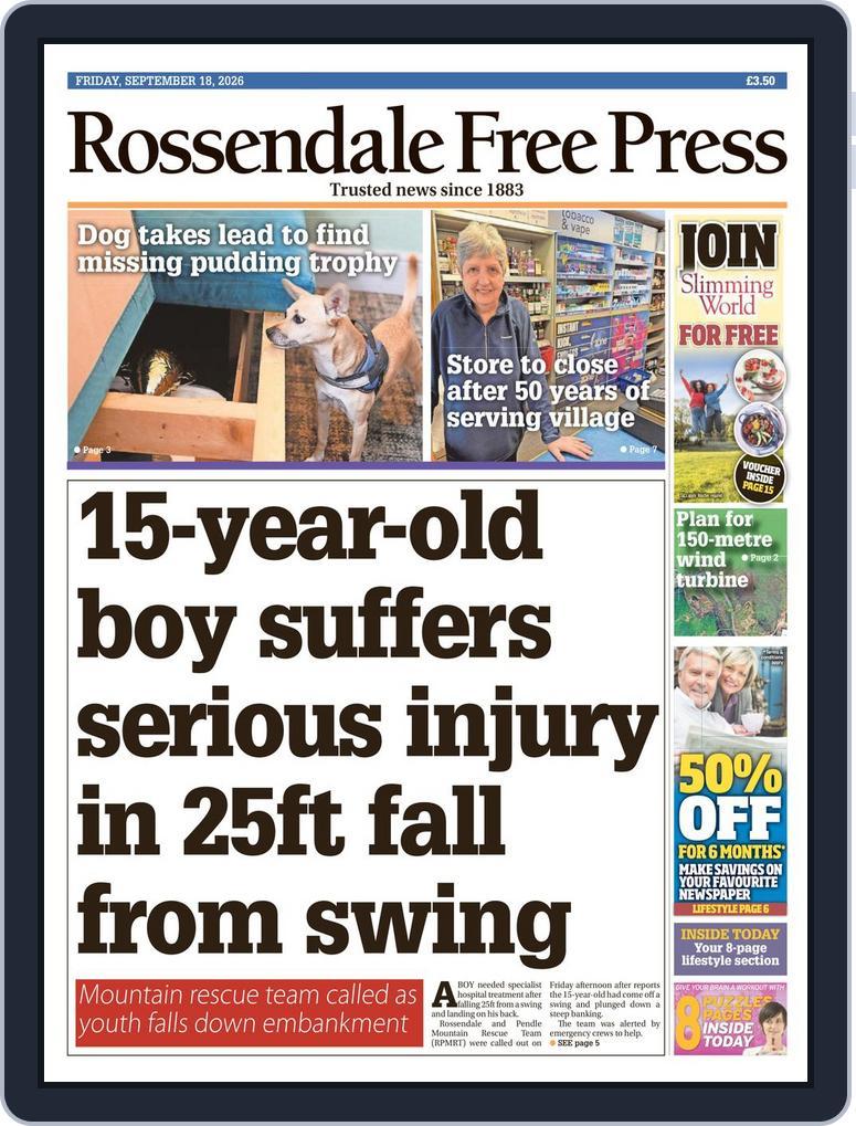 Rossendale Free Press (Digital) Subscription