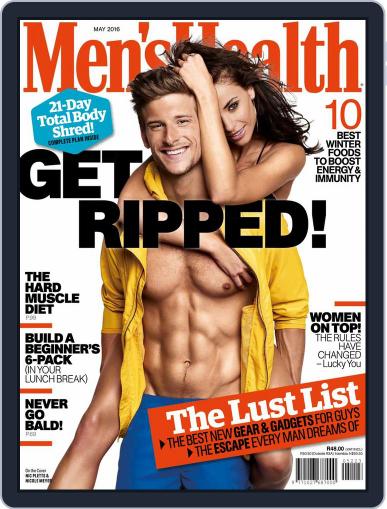 Men's Health South Africa May 1st, 2016 Digital Back Issue Cover