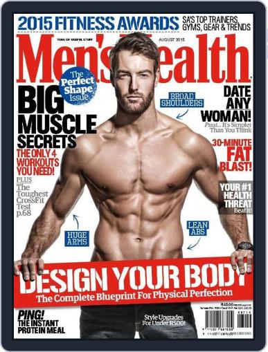 Men's Health South Africa July 15th, 2015 Digital Back Issue Cover