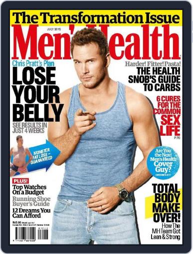 Men's Health South Africa June 18th, 2015 Digital Back Issue Cover