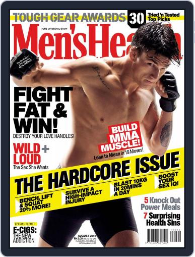 Men's Health South Africa July 21st, 2014 Digital Back Issue Cover