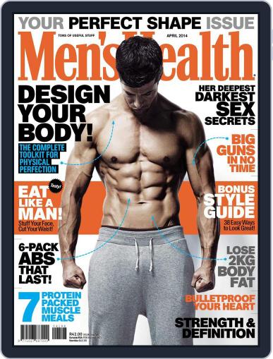 Men's Health South Africa March 23rd, 2014 Digital Back Issue Cover