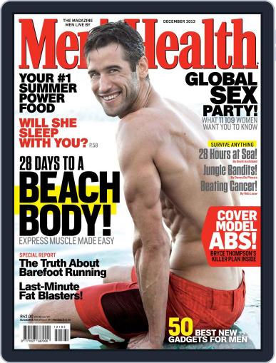 Men's Health South Africa November 17th, 2013 Digital Back Issue Cover