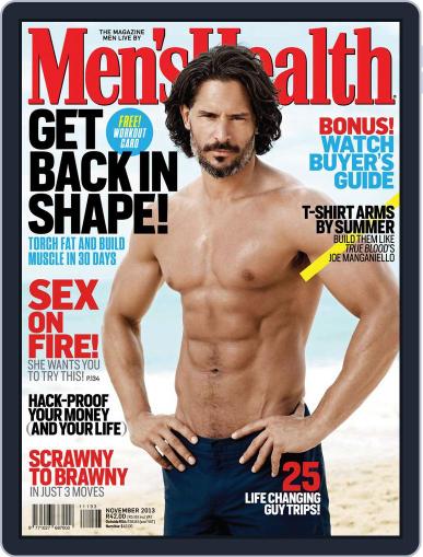 Men's Health South Africa October 20th, 2013 Digital Back Issue Cover