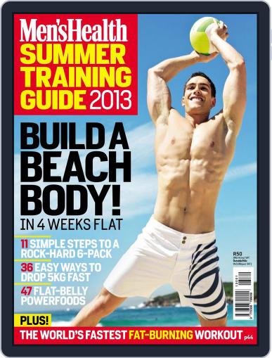 Men's Health South Africa September 3rd, 2013 Digital Back Issue Cover