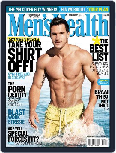 Men's Health South Africa November 18th, 2012 Digital Back Issue Cover