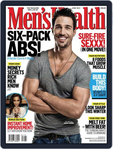 Men's Health South Africa May 21st, 2012 Digital Back Issue Cover