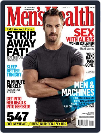 Men's Health South Africa March 26th, 2012 Digital Back Issue Cover