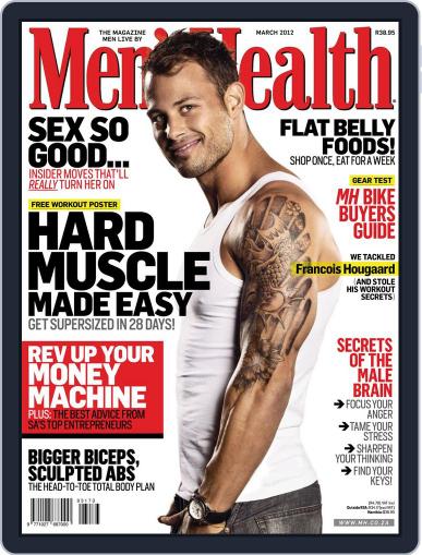 Men's Health South Africa February 19th, 2012 Digital Back Issue Cover