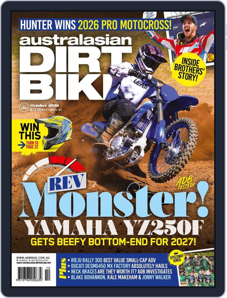 Australasian Dirt Bike (Digital) Subscription                    October 1st, 2026 Issue