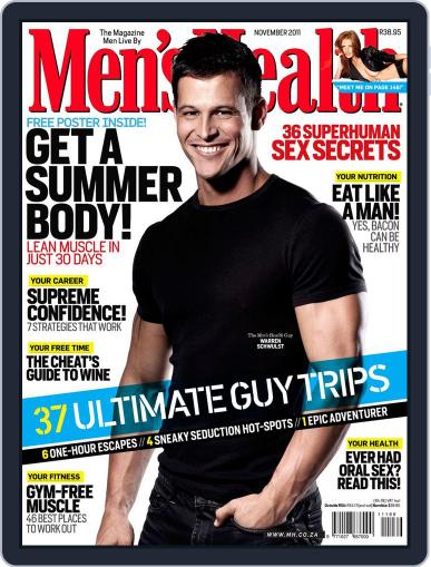 Men's Health South Africa October 24th, 2011 Digital Back Issue Cover