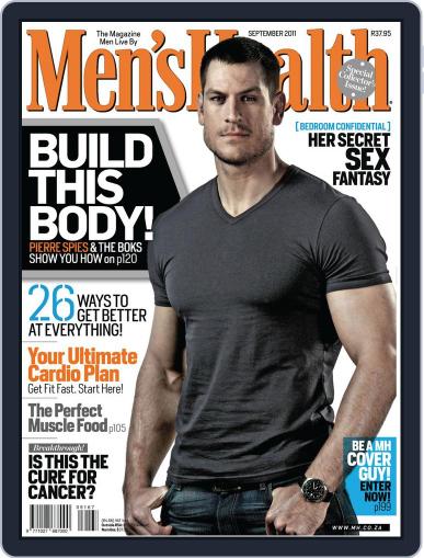 Men's Health South Africa August 21st, 2011 Digital Back Issue Cover