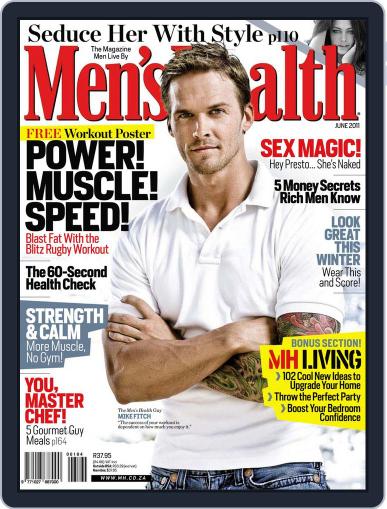 Men's Health South Africa May 24th, 2011 Digital Back Issue Cover