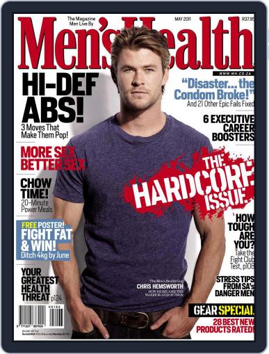 Men's Health South Africa April 19th, 2011 Digital Back Issue Cover