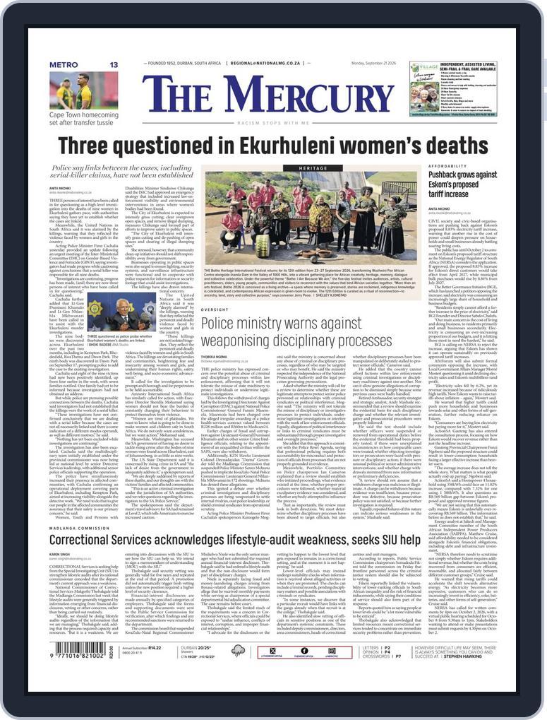 Mercury (Digital) Subscription                    September 21st, 2026 Issue