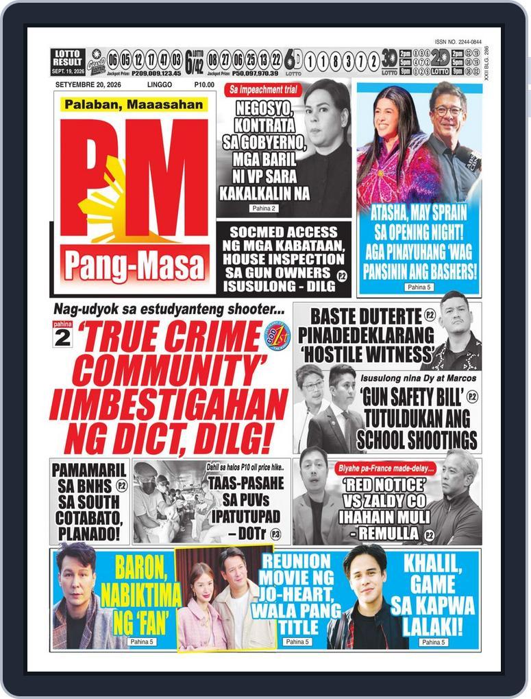 Pang Masa (Digital) Subscription