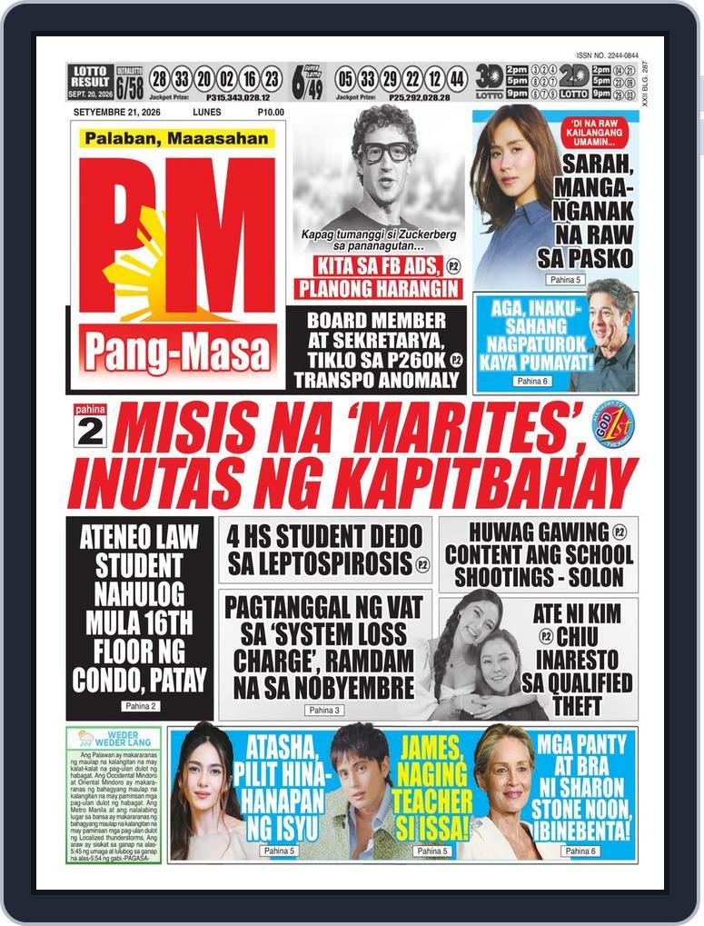 Pang Masa (Digital) Subscription
