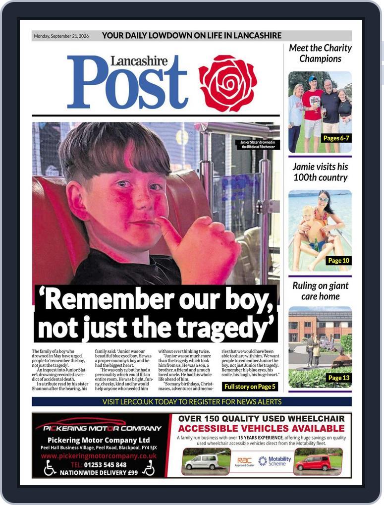 Lancashire Evening Post (Digital) Subscription