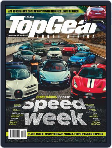 Top Gear South Africa November 1st, 2018 Digital Back Issue Cover