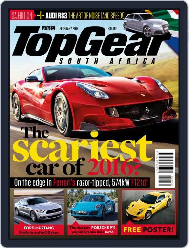 Top Gear South Africa February 1st, 2016 Digital Back Issue Cover