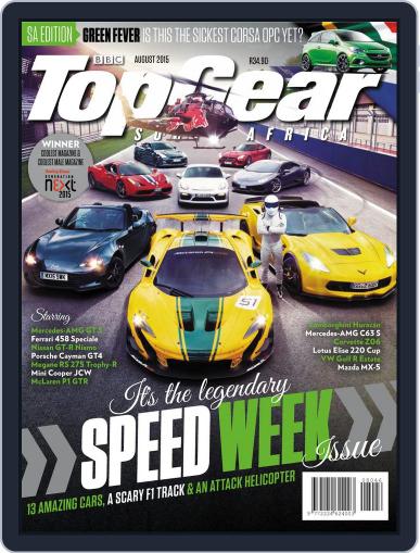 Top Gear South Africa August 1st, 2015 Digital Back Issue Cover