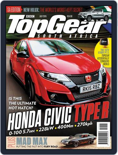 Top Gear South Africa July 1st, 2015 Digital Back Issue Cover