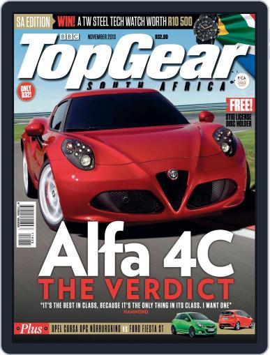 Top Gear South Africa October 17th, 2013 Digital Back Issue Cover