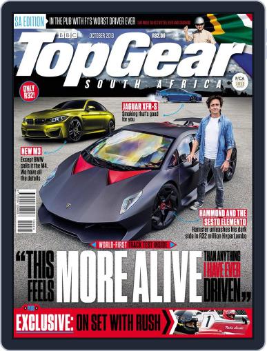 Top Gear South Africa September 19th, 2013 Digital Back Issue Cover