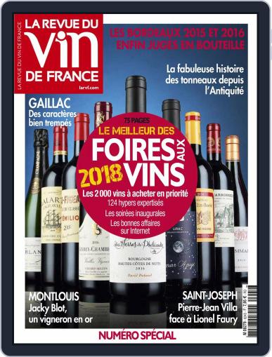 La Revue Du Vin De France August 1st, 2018 Digital Back Issue Cover