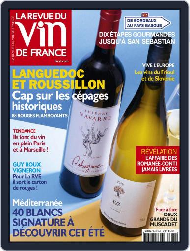 La Revue Du Vin De France July 1st, 2017 Digital Back Issue Cover