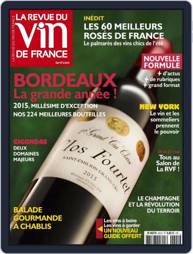 La Revue Du Vin De France April 22nd, 2016 Digital Back Issue Cover