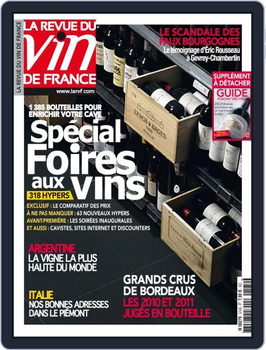 La Revue Du Vin De France August 20th, 2013 Digital Back Issue Cover