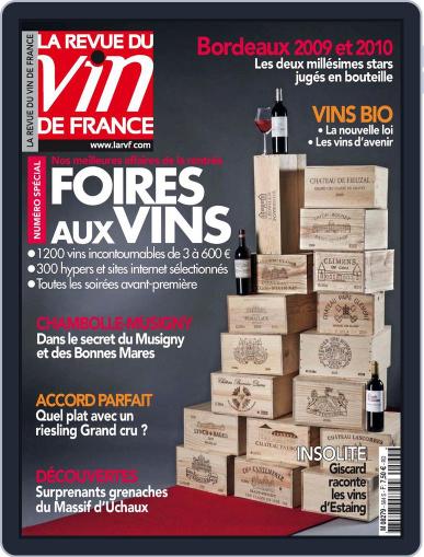 La Revue Du Vin De France August 27th, 2012 Digital Back Issue Cover