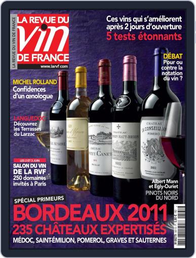 La Revue Du Vin De France April 22nd, 2012 Digital Back Issue Cover