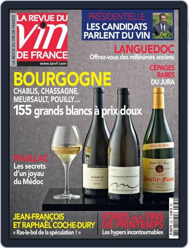 La Revue Du Vin De France March 19th, 2012 Digital Back Issue Cover