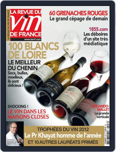 La Revue Du Vin De France January 15th, 2012 Digital Back Issue Cover