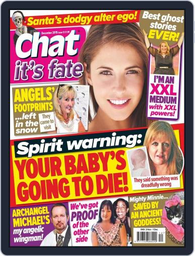 Chat It's Fate November 3rd, 2015 Digital Back Issue Cover