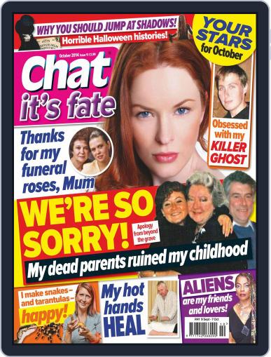 Chat It's Fate September 8th, 2014 Digital Back Issue Cover