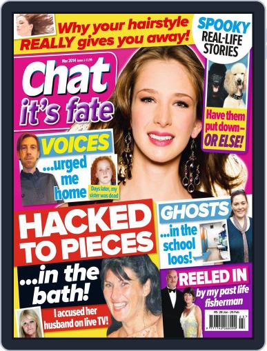 Chat It's Fate January 27th, 2014 Digital Back Issue Cover