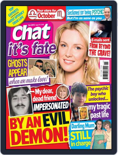 Chat It's Fate September 10th, 2012 Digital Back Issue Cover