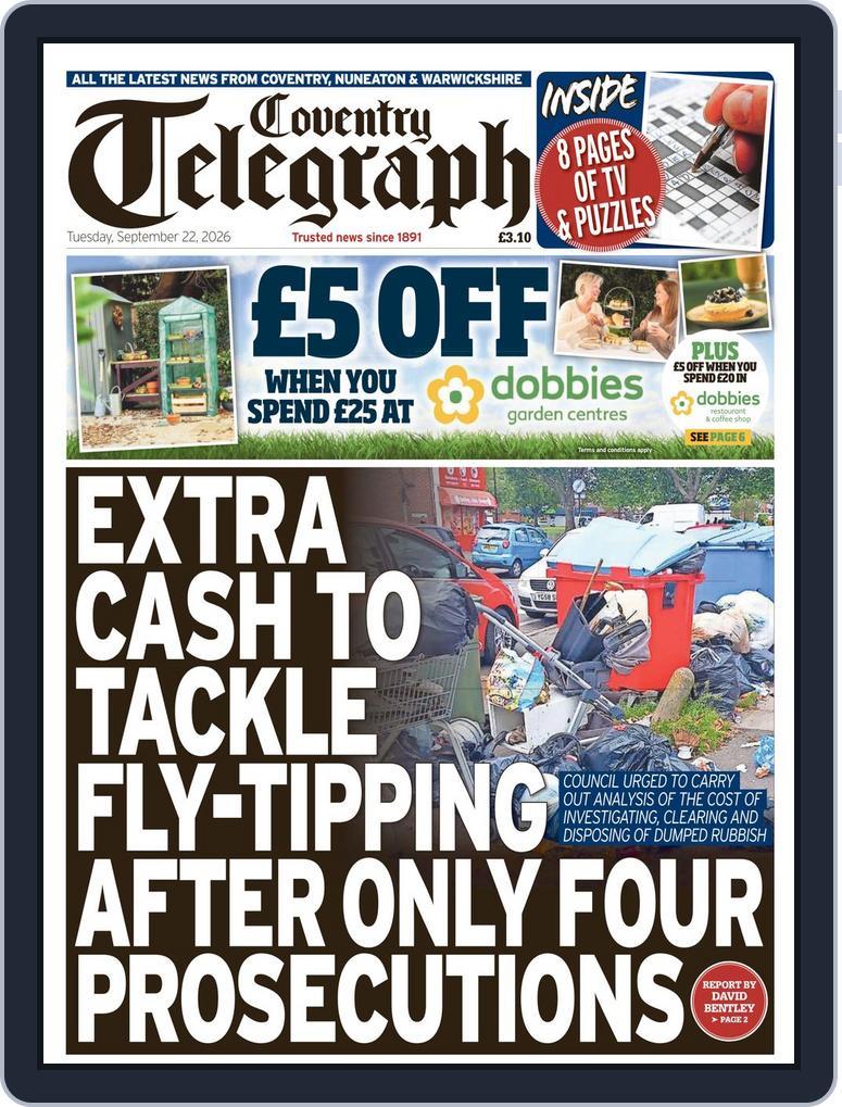 Coventry Telegraph (Digital) Subscription