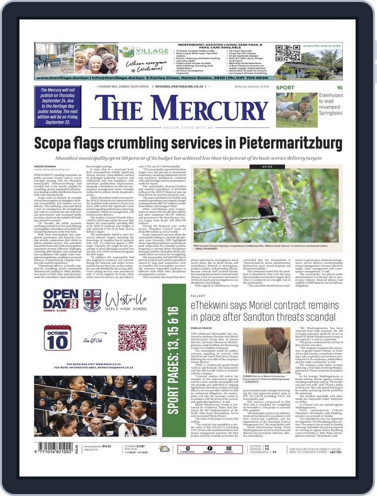 Mercury (Digital) Subscription                    September 23rd, 2026 Issue